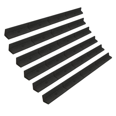 Flexible Lawn Edging 6 x 1.2m - Black