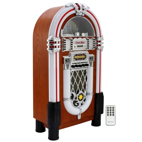Retro Style Illuminated Jukebox Sound System Image