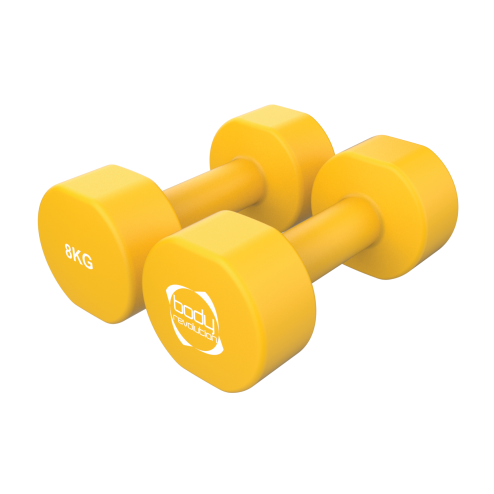 2 x 8KG Neoprene dumbbells Image