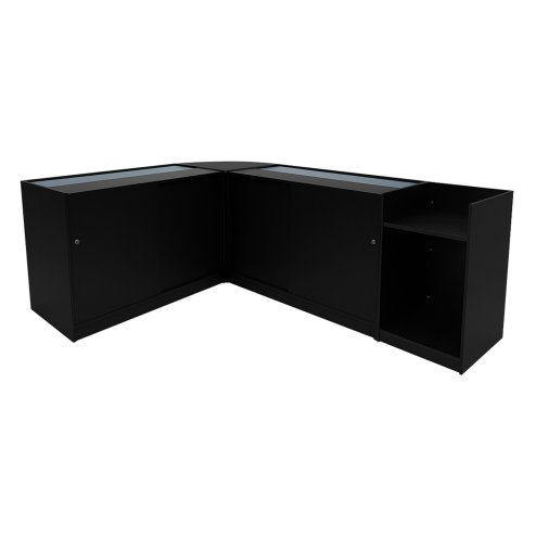 Sagittarius LED Shop Counter Set LM60, TB60 & 2 x B1200 - Black