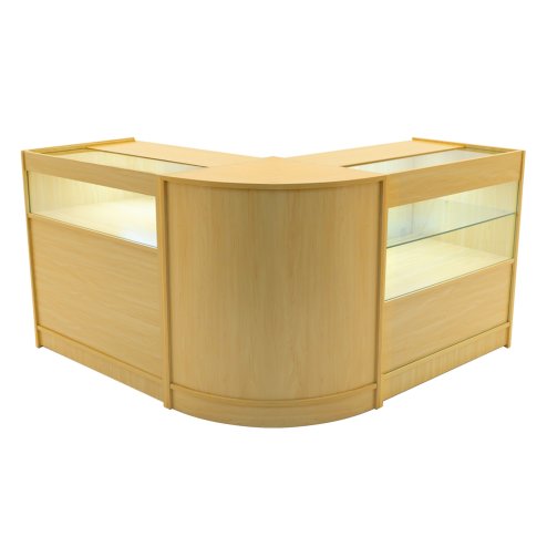 Adonis LED Shop Counter Set B900, C900 & CM60 - Maple