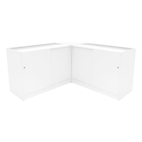 Demeter LED Shop Counter Set K1200, B1200 & LM60 - White