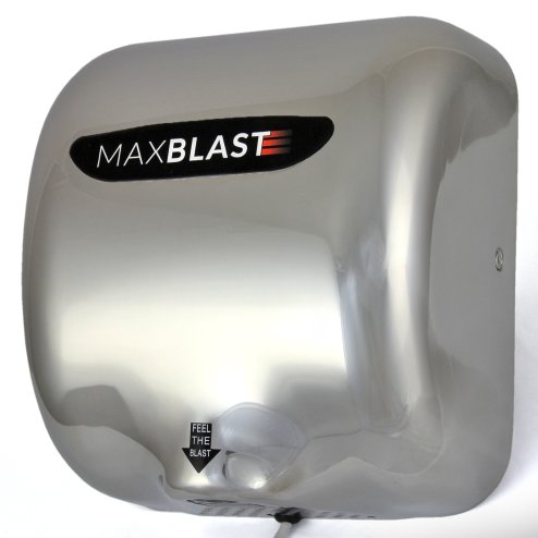 2 x Automatic Hand Dryers / MAXBLAST Electric Commercial Powerful Heavy Duty Fast Toilet Bathroom Wall Mounted Warm Air Dryer Drying Machine
