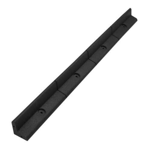 Flexible Lawn Edging Garden Border Grass Pathways Path Edge Vegetable Plot Flowerbed Raised Borders Rubber Artificial Grass Black | Pack of 24 x 1.2m