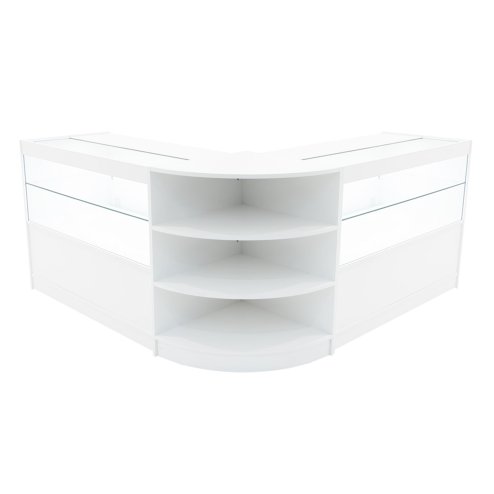 Andromeda LED Shop Counter Set LM60 & 2 x C1200 - White