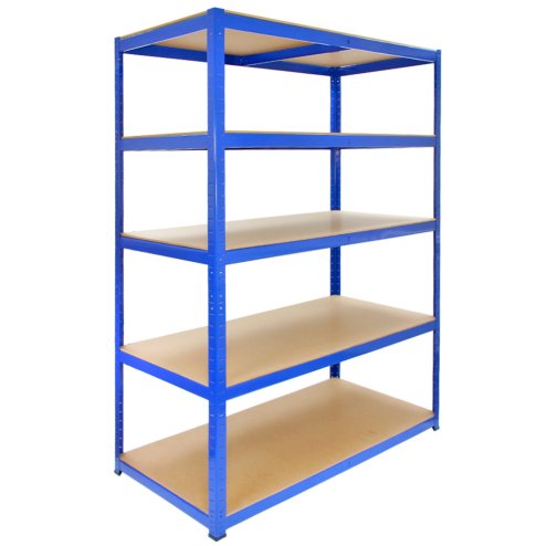 5 Monster Racking T-Rax Heavy Duty Shelves Industrial Garage Storage Solutions, 280kg/shelf, 120cm x 60cm x 180cm