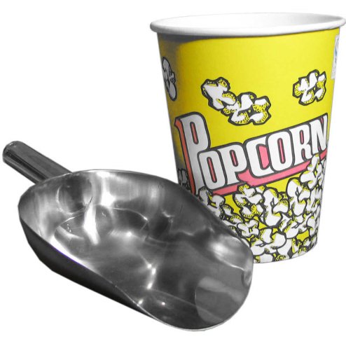 KuKoo Popcorn Scoop Sweet Shovel, Stainless Steel, Ice Scoop