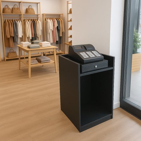 Shop Counter Till Block TB60 - Black