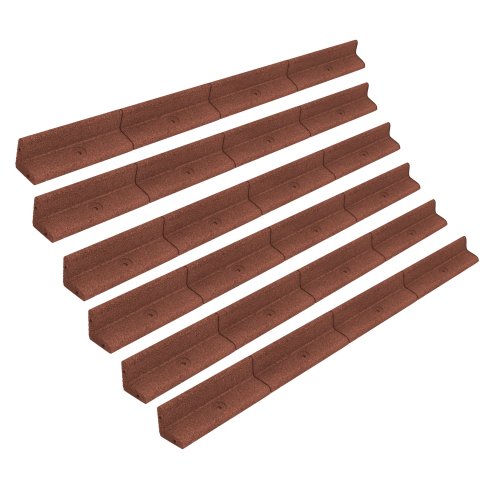 Flexible Lawn Edging 6 x 1.2m - Terracotta