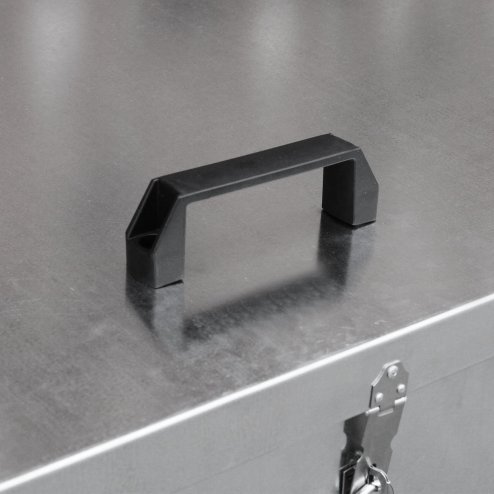 Large Storage Feed Bins 64L Galvanised Metal Waterproof Rodent Proof Outdoor Farm Garden Animal Stables Lockable Container | Free Pad Lock