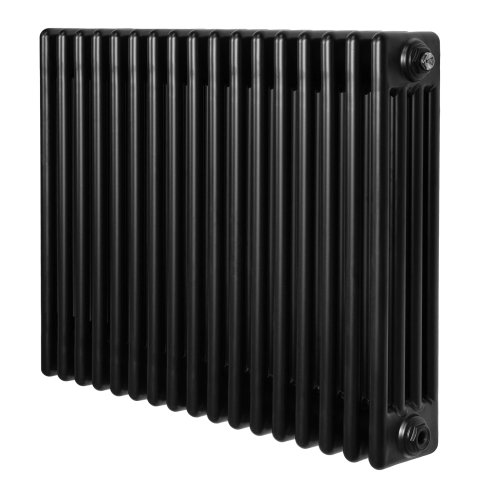 Traditional 4 Column Radiator - 600 x 785mm - Black