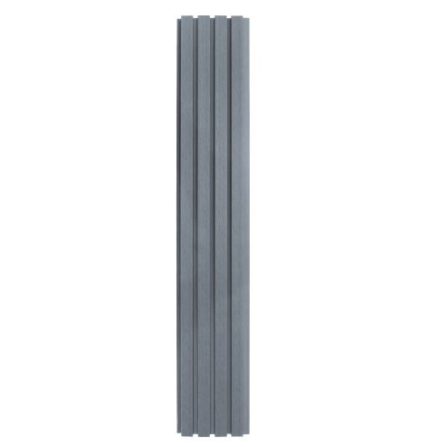 WPC Slatted Wall Cladding x 4 Panels – Grey