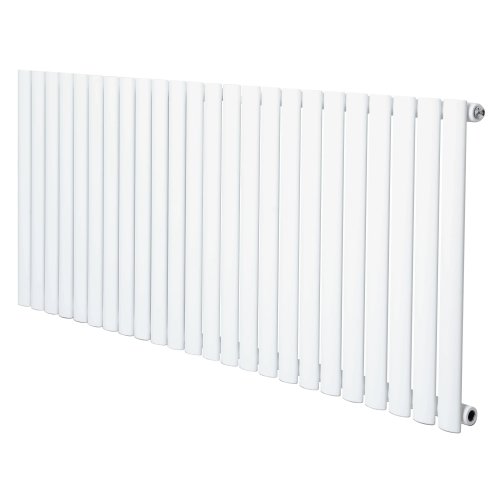 Oval Single Column Radiator - 600 x 1440mm - White