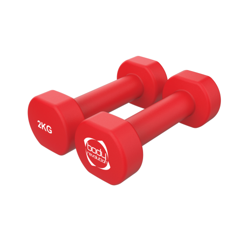 2 x 2KG Neoprene dumbbells Image