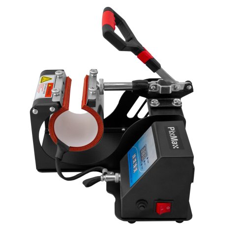 Mug Heat Press 11oz Digital Transfer Machine Sublimation Adjustable Pressure Temperature 93 - 220?C Timer 0-999 Seconds Rubber Feet Teflon Surface DIY Professional Charity Business