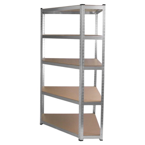 2 x 90cm Heavy Duty Racking & 1 x Corner Unit / Garage Galvanised Steel Shelving