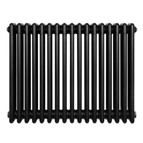 Traditional 4 Column Radiator - 600 x 785mm - Black