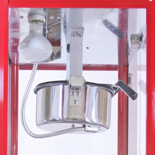 Popcorn Maker Machine / 8 Ounce Large Kukoo Pop Corn Machine With Matching Cart