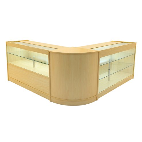 Hera LED Shop Counter Set K1500, C1500 & CM60 - Maple Image