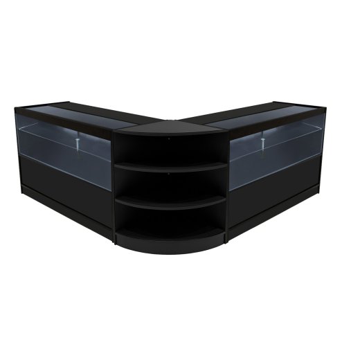 Andromeda LED Shop Counter Set LM60 & 2 x C1500 - Black Image