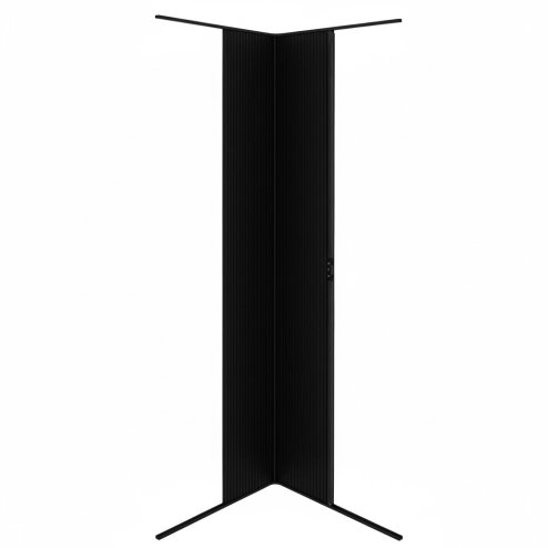 Tambour Shower Door ? Black