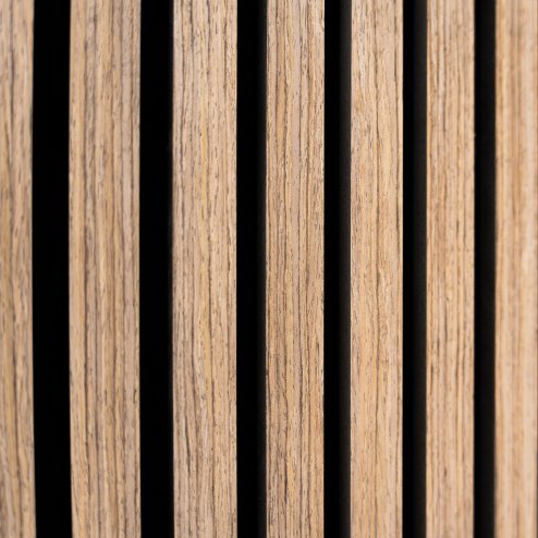 Acoustic Slat Wall Panel - Light Walnut