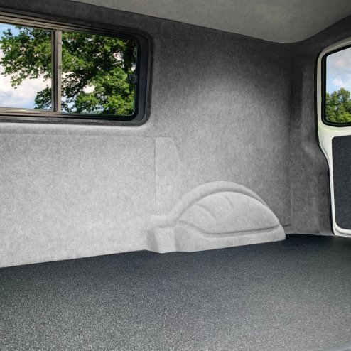 Camper Van Lining Carpet Silver Grey 4 Way Super Stretch 2m Wide 5.5m Long 11m2 Coverage Car Motorhome Vehicle Interior Campervan Conversion Kit Trim Bleachable Polypropylene Fits any Make or Model