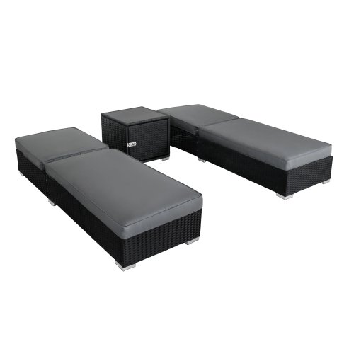 Jardi Rattan Sun Lounger Set
