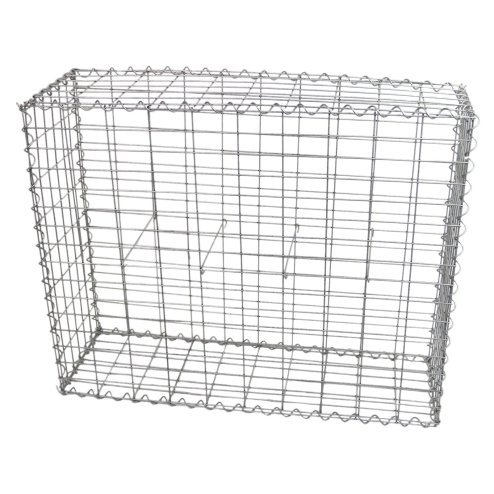 Gabion Baskets Cages Mesh Wire Galvanised Steel Outdoor Stone Basket Spiral Retaining Wall Planter Garden / 100 x 80 x 30cm / 6 Pack