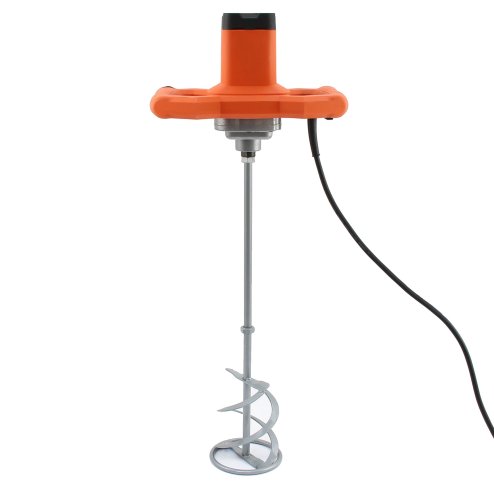 T-Mech 1600W Paddle Mixer Plaster Mixing Tool Paint Stirrer, M14 140mm Paddle / 230V 13A UK Plug