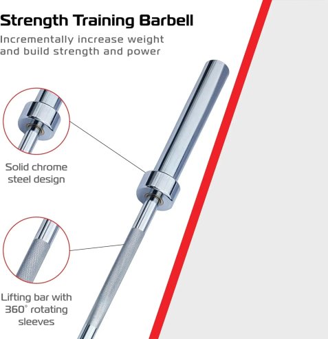 Body Revolution 7ft Barbell Bar & T-Bar Row Bundle