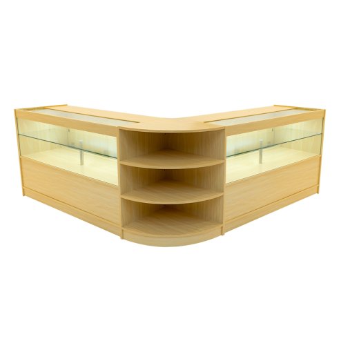 Andromeda LED Shop Counter Set LM60 & 2 x C1500 - Maple Image