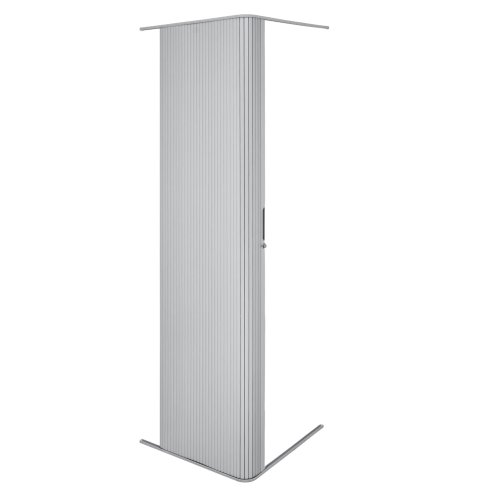 Tambour Shower Door - Silver Image
