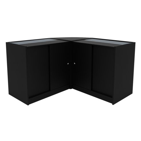 Demeter LED Shop Counter Set K900, B900 & LM60 - Black