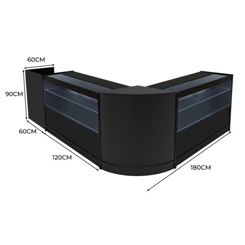 Phoenix LED Shop Counter Set CM60, TB60 & 2 x C1200 - Black
