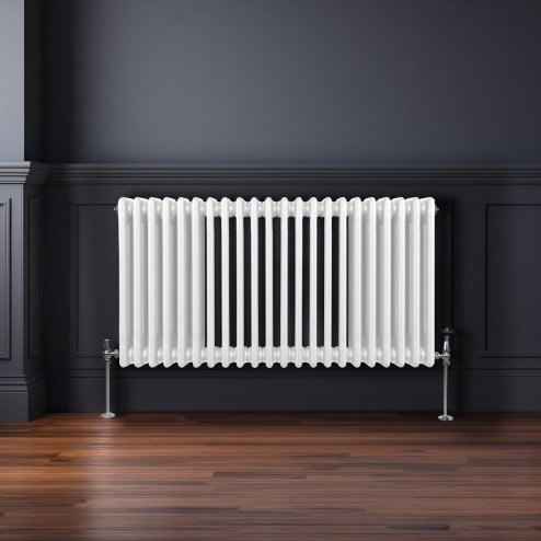 Traditional 3 Column Radiator - 600 x 1012mm - White