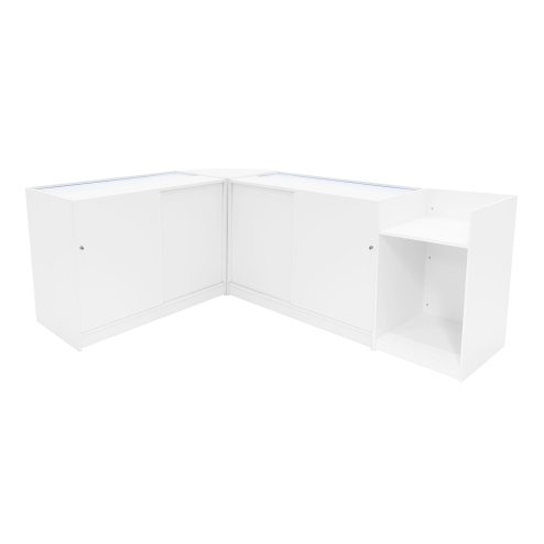 Phoenix LED Shop Counter Set CM60, TB60 & 2 x C1200 - White
