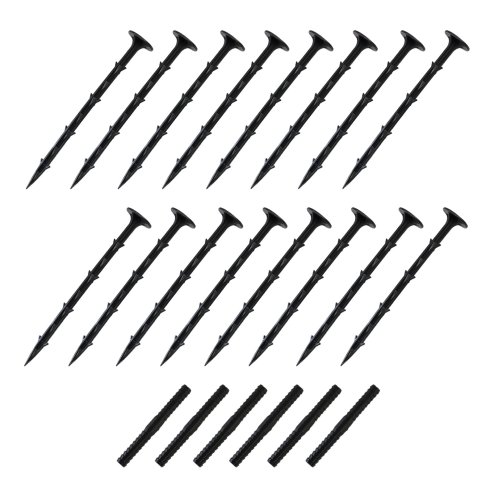 Flexible Lawn Edging Garden Border Grass Pathways Path Edge Vegetable Plot Flowerbed Raised Borders Rubber Artificial Grass Grey | Pack of 20 x 1.2m
