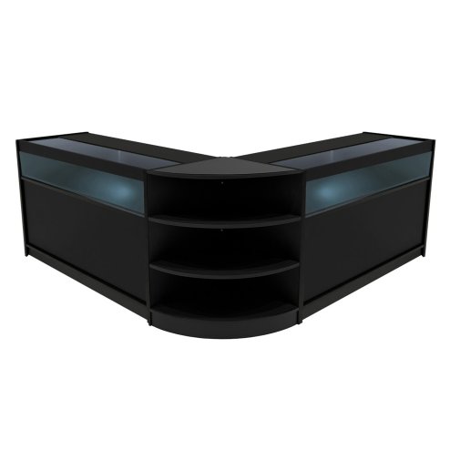 Theseus LED Shop Counter Set LM60 & 2 x B1500 - Black Image