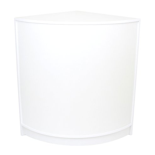 Retail Shop Corner Counter CM60 - White