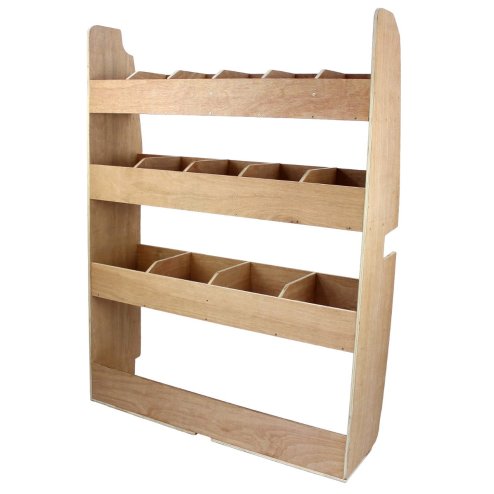 Van Racking Ford Transit Custom & Toolbox Storage Units SWB LWB 12mm Thick Plywood Rack Shelving Tool Organiser Driver & Passenger Side RHD LHD 136cm H x 102cm W x 30cm D FREE Non-Slip Rubber Mats