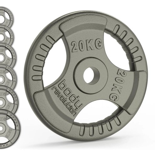 Olympic Tri Grip Cast Iron Weight Plates Pairs Sets 2 x 1.25kg