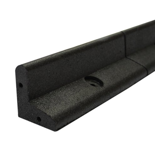 Flexible Lawn Edging Garden Border Grass Pathways Path Edge Vegetable Plot Flowerbed Raised Borders Rubber Artificial Grass Black | Pack of 24 x 1.2m