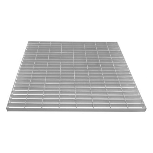 Galvanised Grating Floor Forge Walkway Mesh Floor Panel Grid Drainage Gutter Vent Heavy Duty Weatherproof Steel Zinc Coated 800mm x 800mm x 30mm 4mm Metal Thickness 640kg Load Capacity