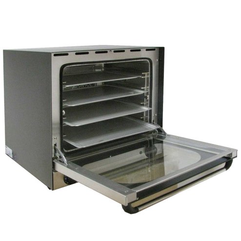 Electric Convection Oven / Twin Fan-Assisted 4 Trays Aluminium / Commercial Baking