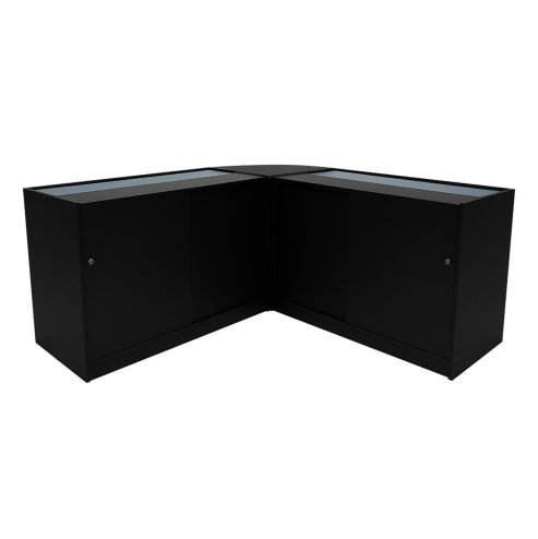 Andromeda LED Shop Counter Set LM60 & 2 x C1500 - Black