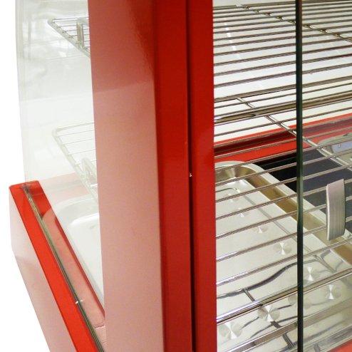 Electric Commercial Large Hot Food Pie Warmer Heated Warm Showcase Cabinet Unit