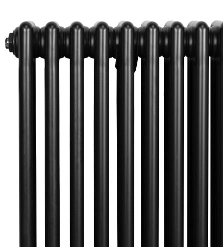 Traditional 4 Column Radiator - 600 x 785mm - Black