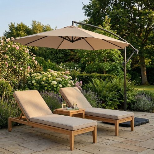 Cantilever Parasol 3m - Beige