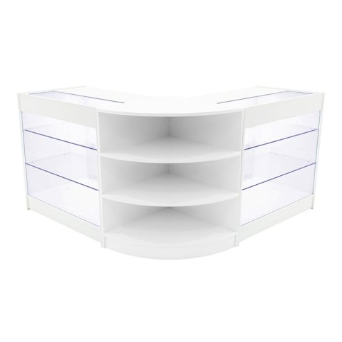 Apollo LED Shop Counter Set LM60 & 2 x K900 - White